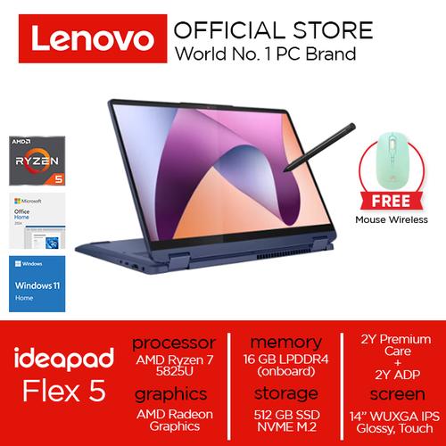 Lenovo IdeaPad Flex 5 14ABR8 Ryzen 7 5825U 16GB 512GB SSD W11 OHS