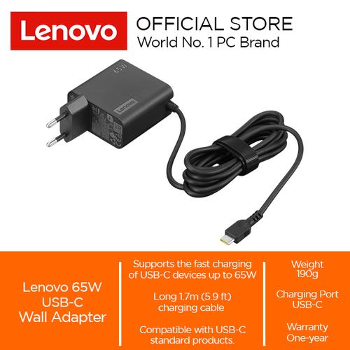 Lenovo 65W USB-C Wall Adapter