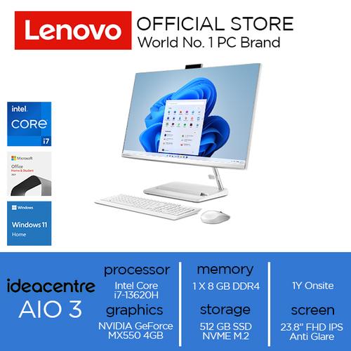 Lenovo IdeaCentre AIO 3 24IAP7 Core i7-13620H 8GB 512GB MX550 W11 OHS