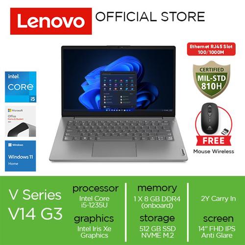 Lenovo V14 G3 IAP Core i5-1235U 8GB 512GB W11 OHS