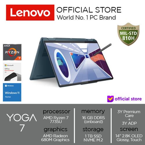 Lenovo Yoga 7 14ARP8 Ryzen 7 7735U 16GB 1TB W11 OHS