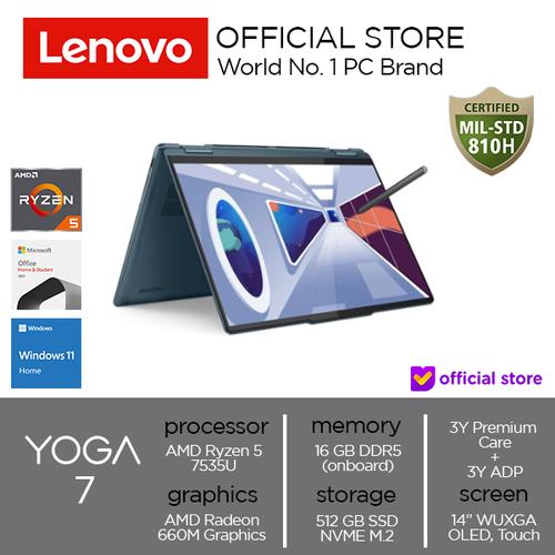 Lenovo Yoga 7 14ARP8 Ryzen 5 7535U 16GB 512GB W11 OHS