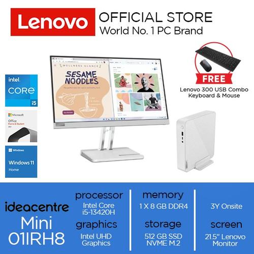 Lenovo IdeaCentre Mini 01IRH8 i5-13420H 8GB 512GB W11+OHS 2021