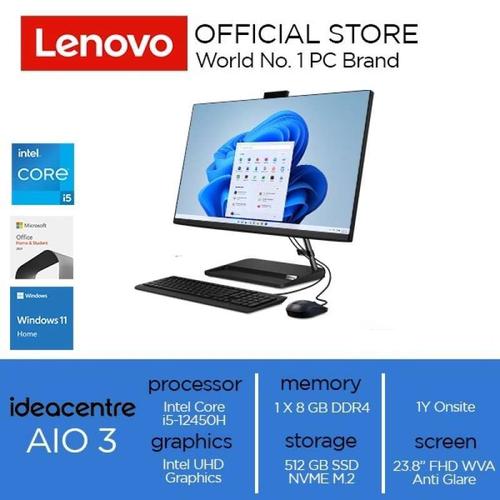Lenovo IdeaCentre AIO 3 24IAP7 Core i5-12450H 8GB 512GB SSD W11+OHS