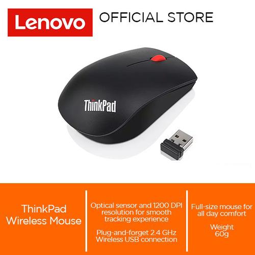 Lenovo Wireless Mouse ThinkPad Essential 1200dpi Optical Black