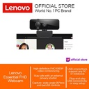 Lenovo FHD Webcam with Full Stereo Dual Built-in mics | FHD 1080P 2.1