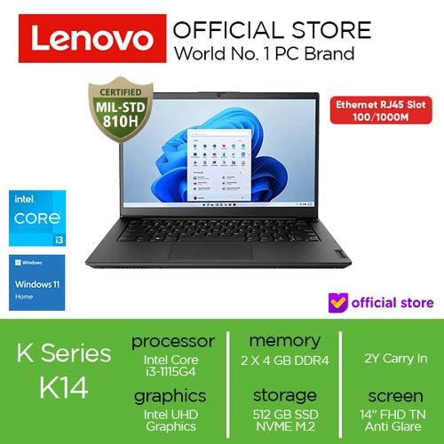 Lenovo Lenovo K14 Gen 1 (Intel) Core i3-1115G4 8GB 512GB SSD W11