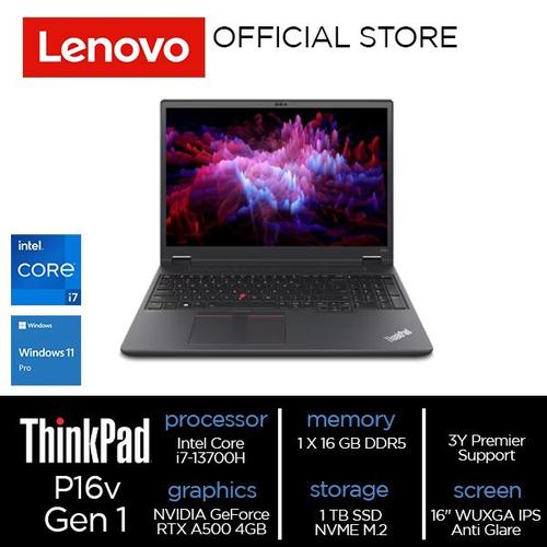 Lenovo ThinkPad P16v Gen 1 (Intel) Core i7-13700H 16G 1T RTX A500 4GB