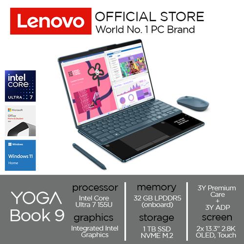 Lenovo Yoga Book 9 13IMU9 Core Ultra 7 155U 32GB 1TB W11 OHS