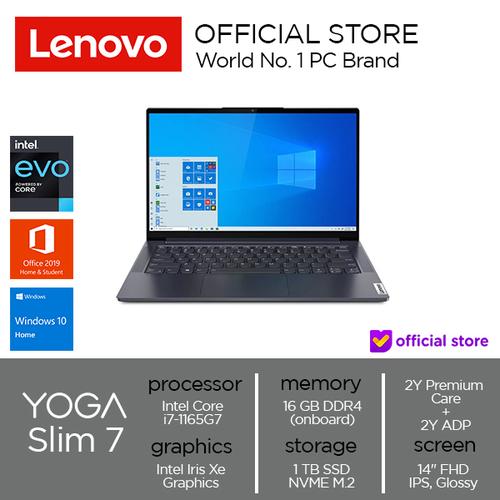 Lenovo Yoga Slim 7 14ITL05 Core i7-1165G7 16GB 1T SSD Iris Xe W10 OHS