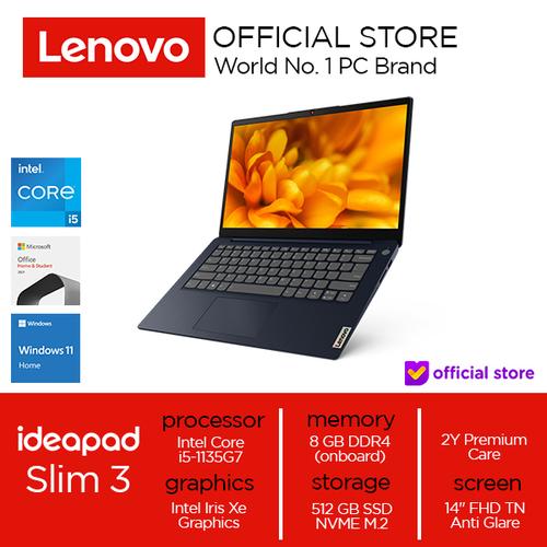 Lenovo IdeaPad Slim3i 14ITL6 Core i5-1135G7 8GB 512GB SSD Win 11 OHS