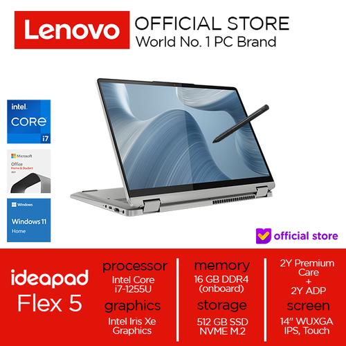 Lenovo IdeaPad Flex 5 14IAU7 Core i7-1255U 16GB 512GB SSD Win 11 OHS