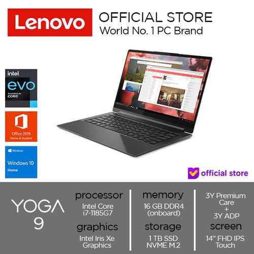 Lenovo Yoga 9 14ITL5 Core i7-1185G7 16GB 1T SSD Intel Irish XE