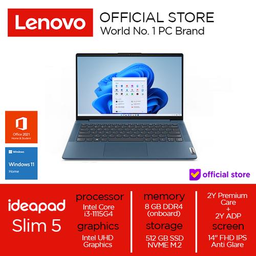 Lenovo Ideapad Slim5i Core i3-1115G4 8GB 512SSD W11 OHS