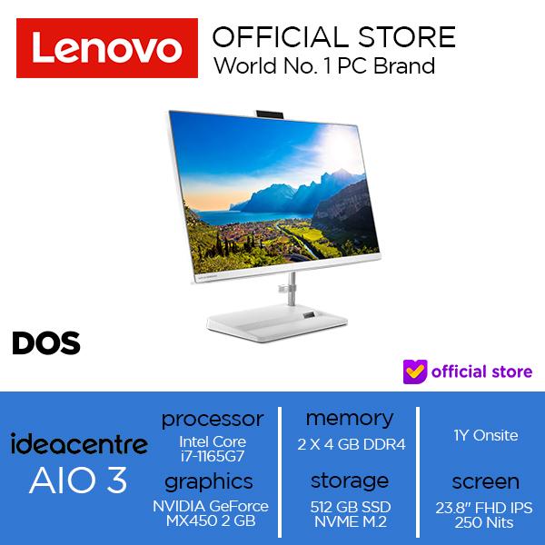 Lenovo IdeaCentre AIO 3 Core i7-1165G7 8GB 512 SSD GeForce MX450 2GB