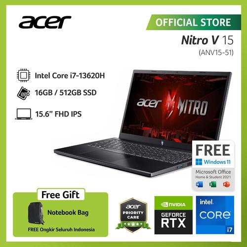 Acer Nitro V 15 ANV15-51-74ZW GeForce RTX 4050 Intel i7-13620H 16GB 512GB
