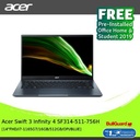 ACER SF314-511-756H [14"FHD/i7-1165G7/16GB/512GB/OPI/BLUE]NX.ACXSN.003