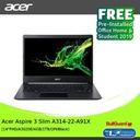 ACER A314-22-A91X [14"FHD/A3020E/4GB/1TB/OPI/Black] NX.HVVSN.00V