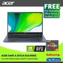 ACER Swift X SFX14-41G-R0HZ [R5-5600U/16GB/RTX 3050] Blue NX.AU2SN.002