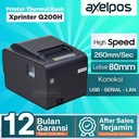 Printer Thermal Kasir 80mm Usb Serial Lan Auto Cutter Xprinter Q260H