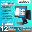 Pos Pc All in One Mesin Kasir Touchscreen Dual Display 15" Intel Core I3 Iware HB156DII