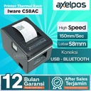 Printer Thermal Kasir 58mm Auto Cutter Iware C58AC Usb Bluetooth