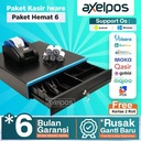 PAKET KASIR ANDROID PRINTER BLUETOOTH 58MM,CASH DRAWER,FREE 5ROLL