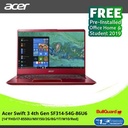 Acer Swift 3 4th Gen SF314-54G-86U6 - Merah [14"/i7-8550U/MX150/WIN10]