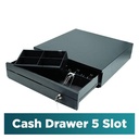 Paket Alat Mesin Kasir Android Iware Cash Drawer 5 Slot - Printer Bluetooth 58mm - Free kertas 5 Roll
