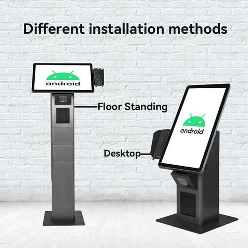 Mesin Kasir All in One POS Touchscreen Iware XKD-A215 Kiosk Self Service Order Payment Machine Android 11