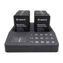 Wireless Calling System Restaurant Pager - Mesin Antrian Alarm Cafe Iware Q10M