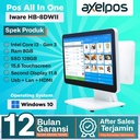 Pos All In One Mesin Kasir Touchscreen Dual Display 15" Intel Core I3 Iware HB-8DW