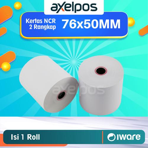 KERTAS STRUK HVS NCR 2PLY 75x60 PRINTER KASIR DOT MATRIX