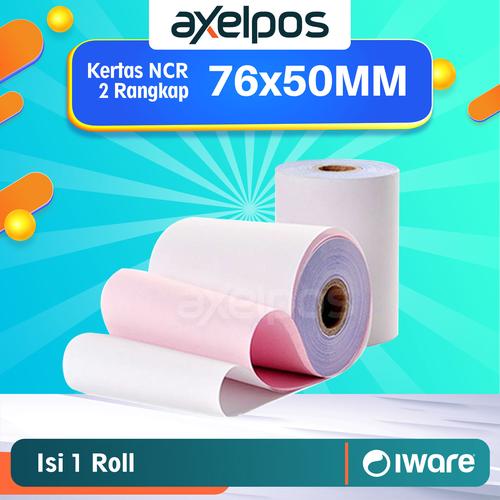 KERTAS STRUK HVS 2PLY 75x60 PRINTER KASIR DOT MATRIX