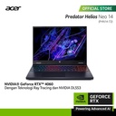 ACER PREDATOR HELIOS NEO 14 PHN14-51-9378 NVIDIA GEFORCE RTX 4060 14" WQXGA INTEL ULTRA 9 185H RAM 32GB STORAGE 1TB SSD WINDOWS 11