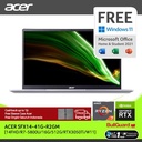 ACER SFX14-41G-R2GM [14FHD/R7-5800U/16G/512G/RTX3050Ti/W11]NXAU3SN003