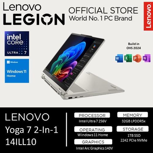 Lenovo Yoga 7 2-in-1 14ILL10 14 OLED Ultra 7 258V 32GB 1TB W11+OHS 14" 2.8K 120HZ