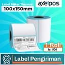 Kertas Label Stiker Thermal Barcode A6 100x150mm Isi 150/200/250/500