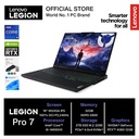 Lenovo Legion Pro 7 16IRX9H I9 14900HX RTX4080 12gb/ 32GB 2TB W11 OHS