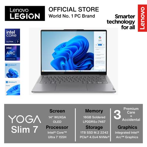 Lenovo Yoga Slim 7 14IMH9 -  ULTRA 7 155H 16GB 1TB W11 OHS OLED TOUCH