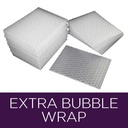 PACKING EXTRA BUBBLE WRAP
