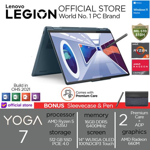 Lenovo YOGA 7 14 OLED Touch Ryzen 5 7535U 16GB 512GB W11+OHS 14.0WUXGA