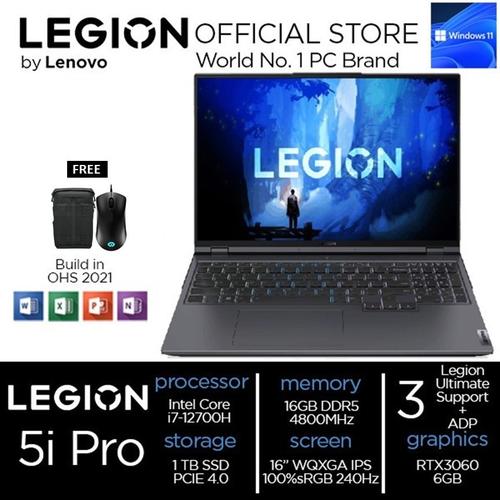 Lenovo Legion 5i Pro i7 12700H 16GB 1TBSSD RTX3060 6GB 16"QHD 240Hz