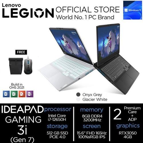 Lenovo Ideapad Gaming 3i 2022 i7 12650 8GB 512SSD RTX3050 165Hz F0ID