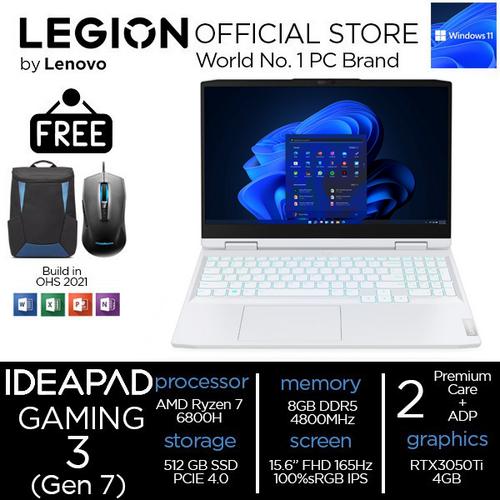 Lenovo Ideapad Gaming 3 2022 Ryzen 7 6800 8GB 512SSD RTX3050 15.6FHD