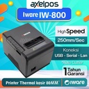 Printer Thermal Kasir 58mm - 80mm Iware IW800 Usb Serial Lan