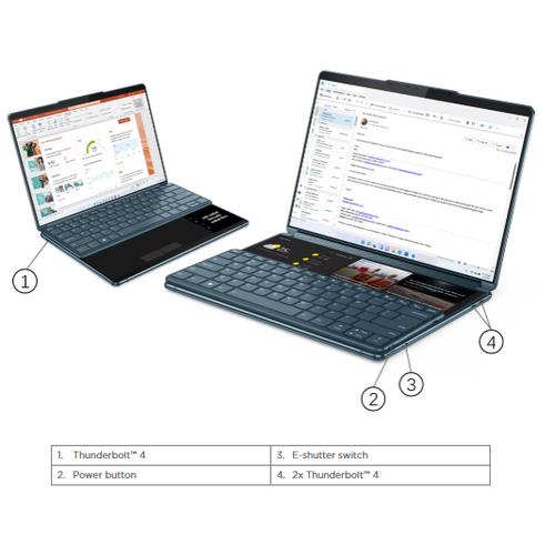 Lenovo Yoga Book 9i OLED Dual Touch i7 1355 16GB 1TBSSD 2x 13.3" 2.8K
