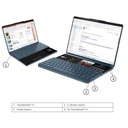 Lenovo Yoga Book 9i OLED Dual Touch i7 1355 16GB 1TBSSD 2x 13.3" 2.8K