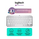 Logitech MX Keys Mini Keyboard Wireless Bluetooth Backlit Gray for Mac