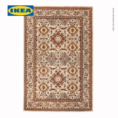 IKEA VATTENSKIDOR Karpet Bulu Tipis 120x180 cm